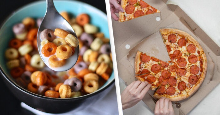 Pizza is a healthier option for breakfast than sugary cereals, expert says