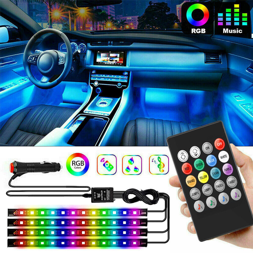 Atmosphere interior LED lights Footwell